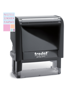 Trodat Printy 4913 - t&eacute;glalap alak&uacute; b&eacute;lyegző egyedi lenyomattal
