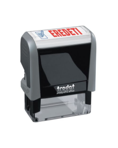 Trodat Office Printy 4912 DC - 2-színű - EREDETI - téglalap alakú kész bélyegző irodai szavakkal