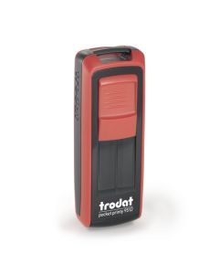 Trodat Pocket Printy 9512 - t&eacute;glalap alak&uacute; b&eacute;lyegző egyedi lenyomattal