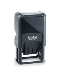 Trodat Printy 4750 - t&eacute;glalap vagy ov&aacute;lis alak&uacute; d&aacute;tumb&eacute;lyegző egyedi lenyomattal
