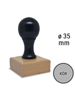 Fabélyegző (2-színű) ø 35 mm kör alakú egyedi lenyomattal