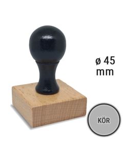 Fabélyegző (2-színű) ø 45 mm kör alakú egyedi lenyomattal