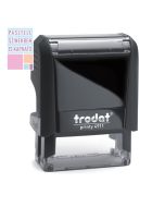 Trodat Printy 4911 - téglalap alakú bélyegző egyedi lenyomattal