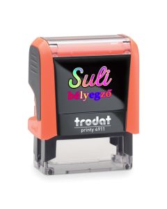 Trodat Printy 4911 - Suli - téglalap alakú bélyegző, egyedi lenyomattal