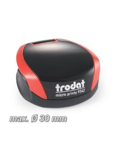 Trodat Micro Printy 9330 - Ø 30 mm-es kör alakú bélyegző, egyedi lenyomattal