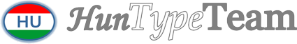 HunTypeTeam Kft. logo fekvő